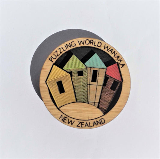 PW Round Wood Magnet