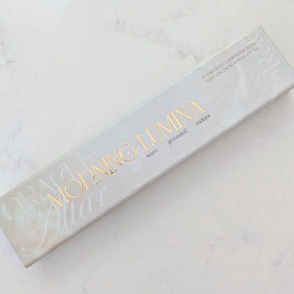 MORNING LUMINA INCENSE NZ (Phthalate-Free, Low Smoke, Vegan & Fair Trade)