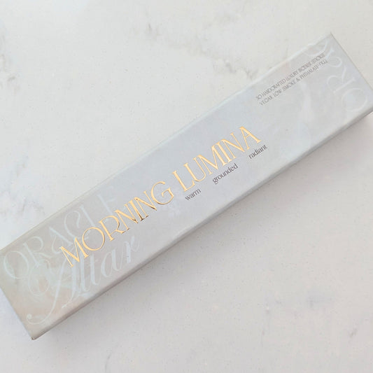 MORNING LUMINA INCENSE NZ (Phthalate-Free, Low Smoke, Vegan & Fair Trade)