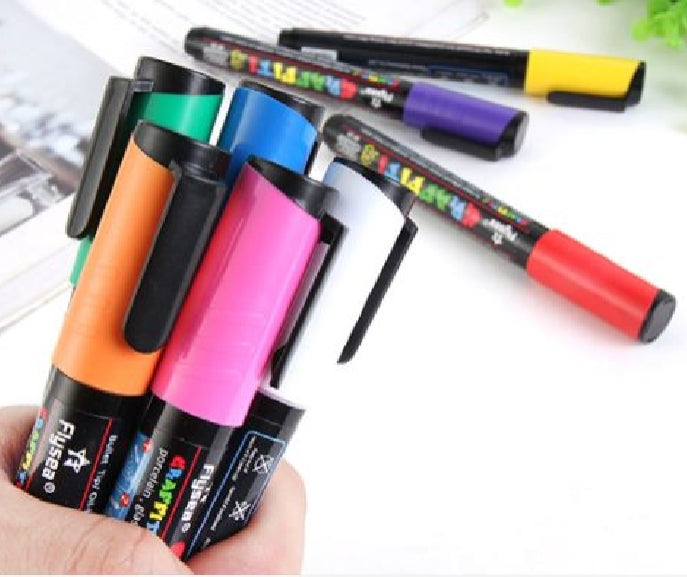 Paint Pens Paint Markers Water-Based Painting Marker Brush Tip 1.8-2.5mm
