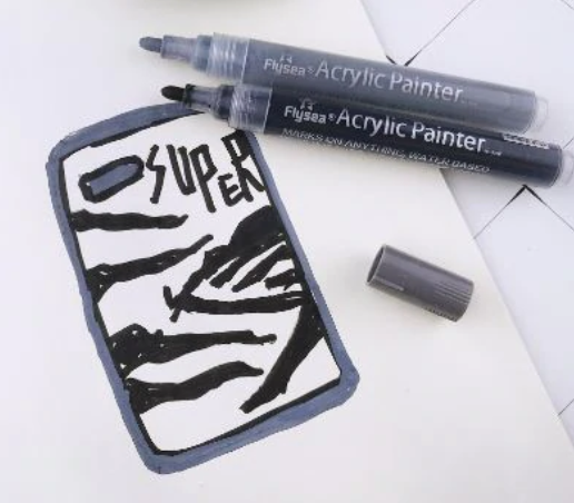 Acrylic Paint Markers Pens Water-Based Painting Marker 24 pcs