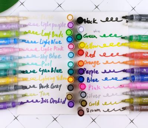 Acrylic Paint Markers Pens Water-Based Painting Marker 24 pcs