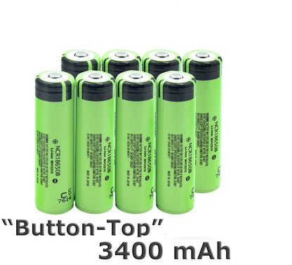 18650 Battery Rechargeable Batteries 8pcs