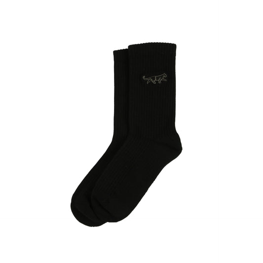 Save the Black Panthers Ribbed Bamboo Socks