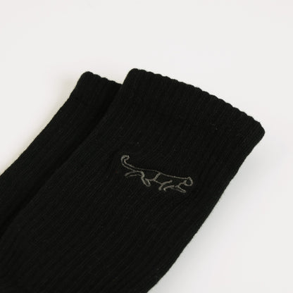 Save the Black Panthers Ribbed Bamboo Socks