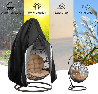 Patio Hanging Egg Chair Cover - Waterproof Outdoor Single Seat Swing Egg Chair