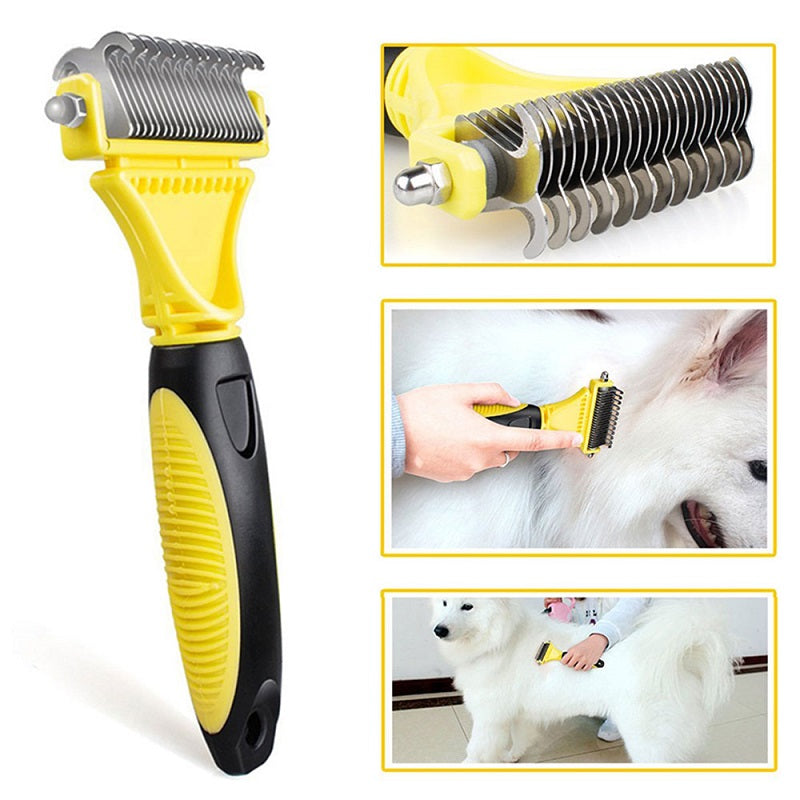 Dog Cat Pet De-Matting Comb