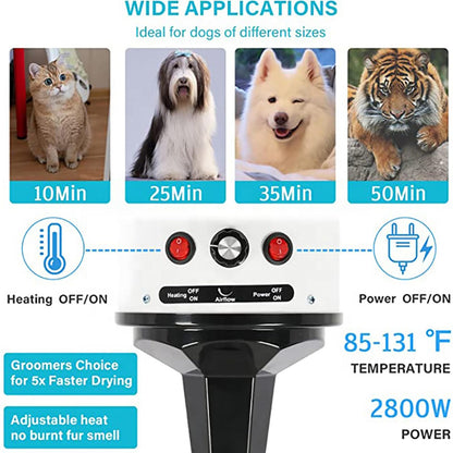 Pet Hair Dryer Blower