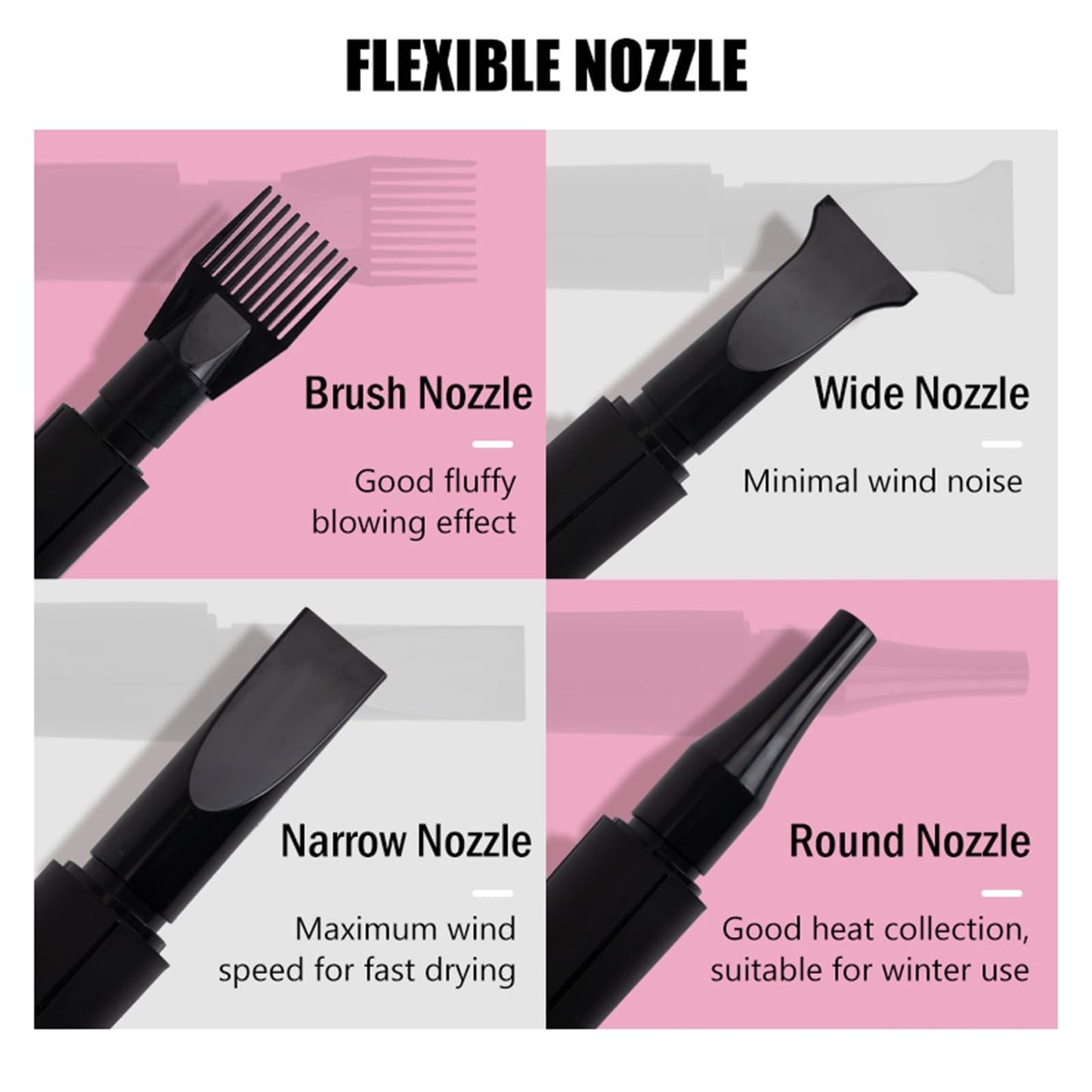 Pet Hair Dryer Grooming Blower Pink