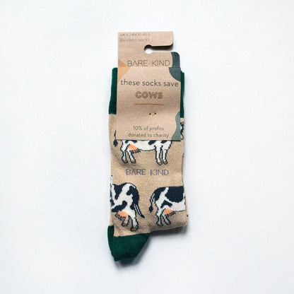 Save the Cows Bamboo Socks