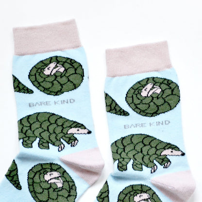 Save the Pangolins Bamboo Socks