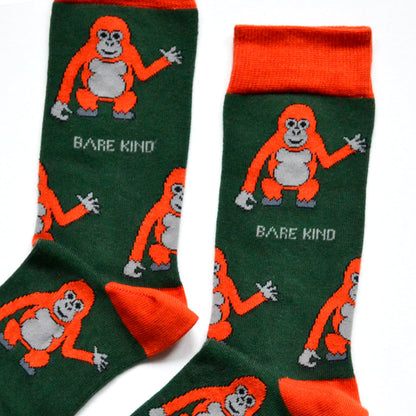 Save the Orangutans Bamboo Socks
