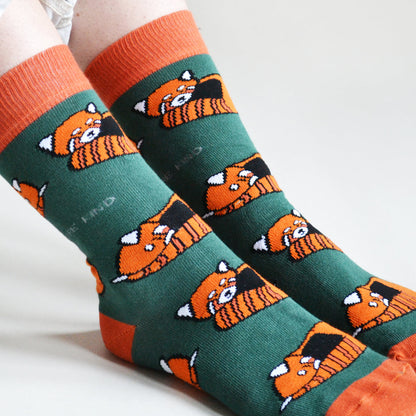 Save the Red Pandas Bamboo Socks