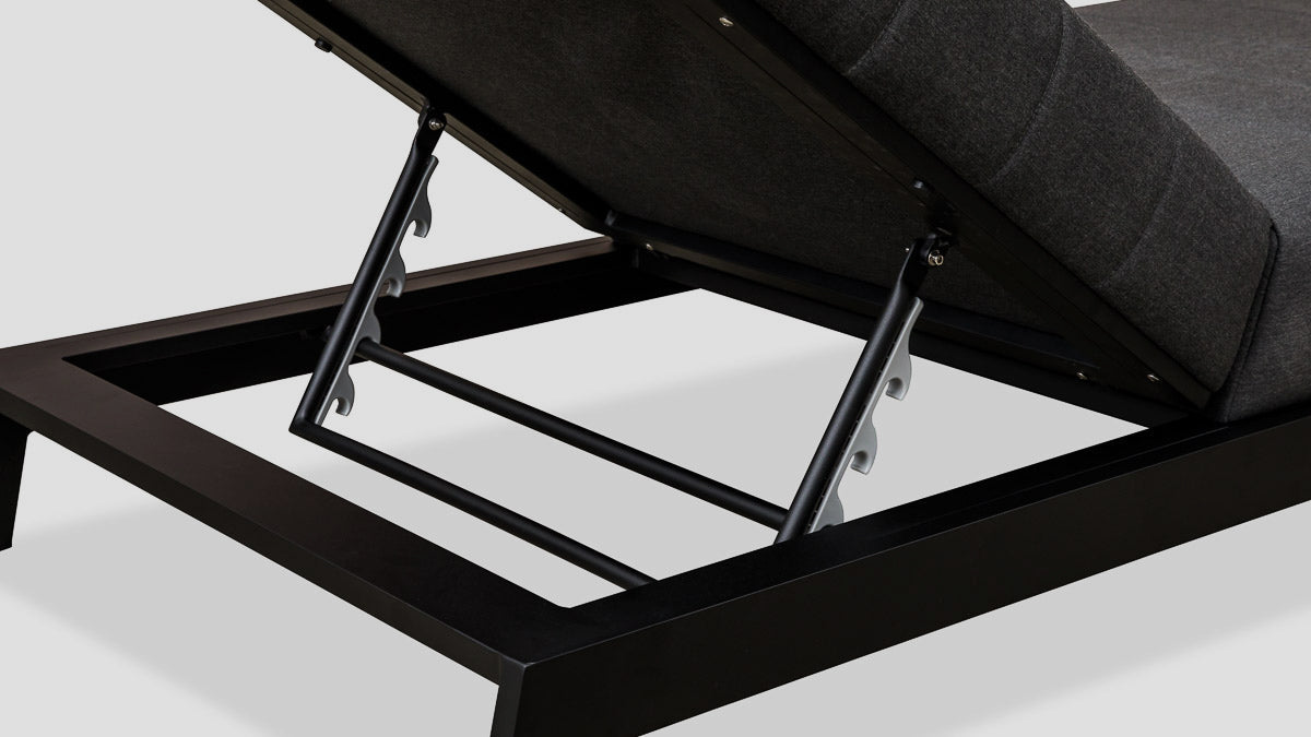 PIHA LOUNGER - BLACK