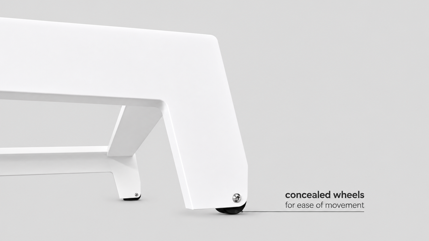 PIHA DOUBLE LOUNGER - WHITE
