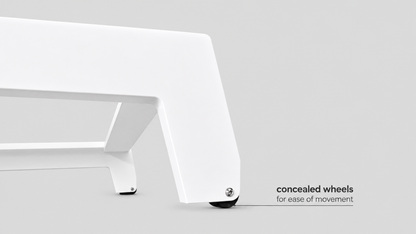 PIHA DOUBLE LOUNGER - WHITE