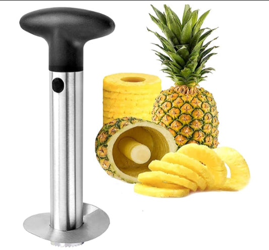 Pineapple Corer and Slicer Tool, Stainless Steel Pineapple Cutter