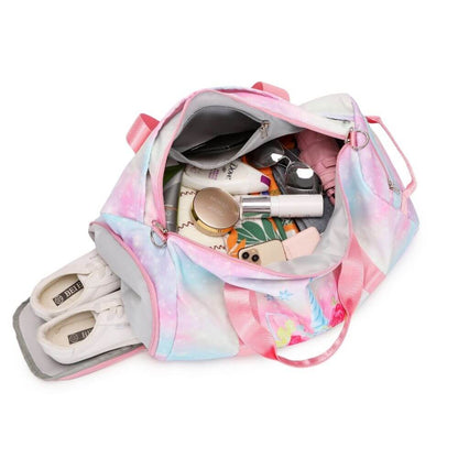 Pink Unicorn Gym Bag & Duffle Bag
