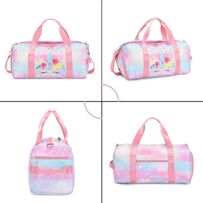 Pink Unicorn Gym Bag & Duffle Bag