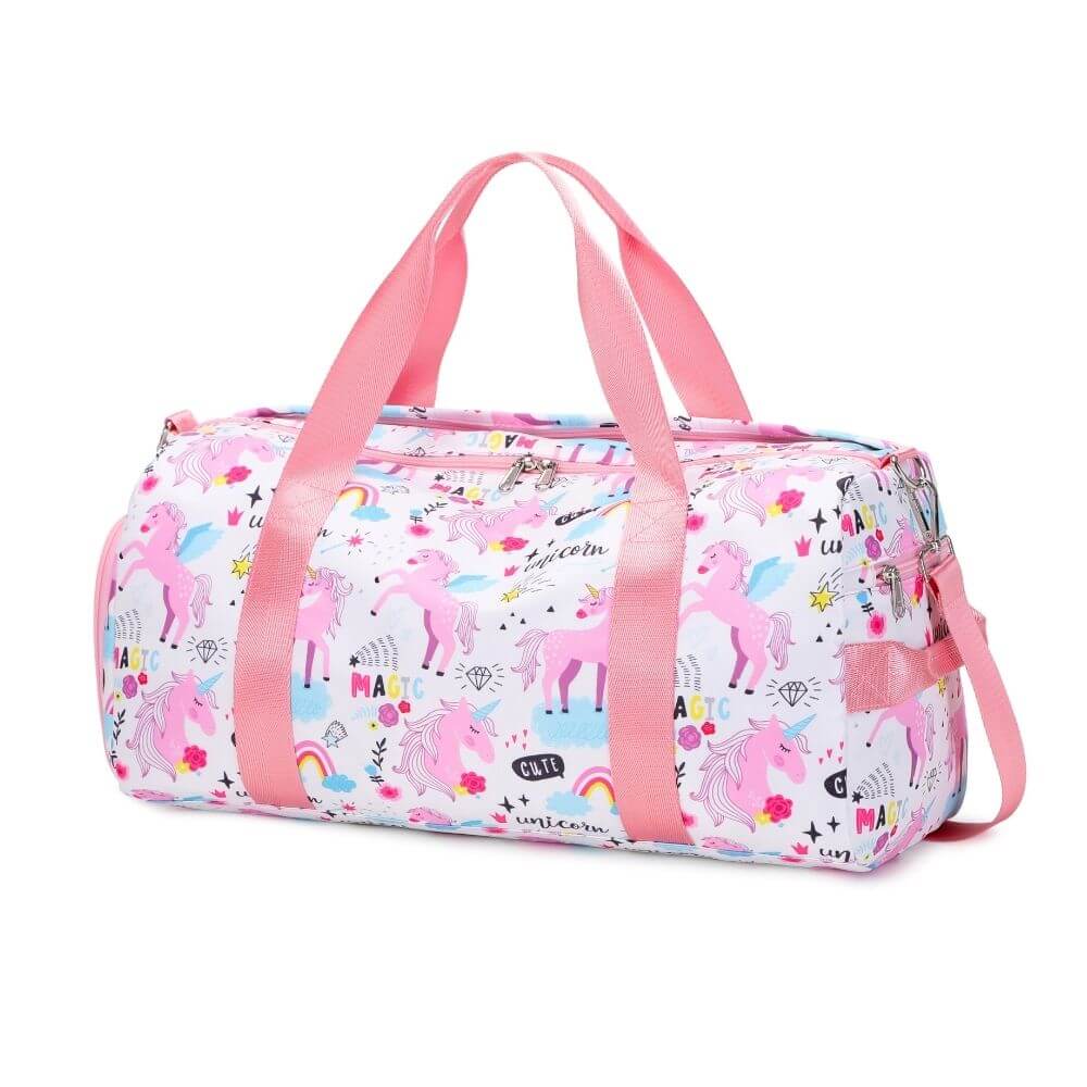 Pink Unicorn Gym Bag & Duffle Bag