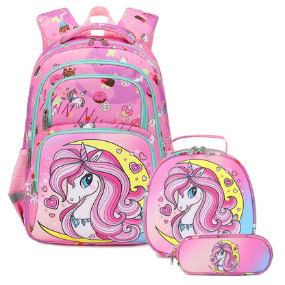 Unicorn Backpack & Girls School Bag
