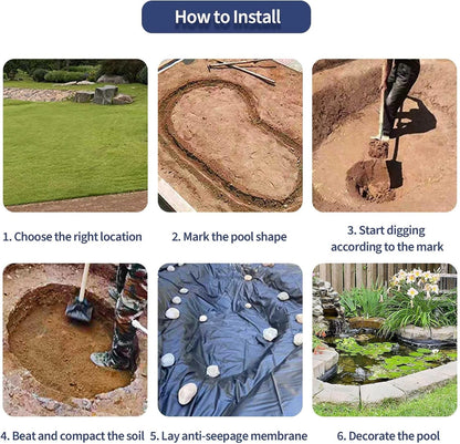 Pond Liner 10 x 6m 0.5mm