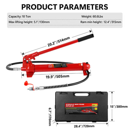 Porta Power 10T Hydraulic Ram Jack Panel Pack