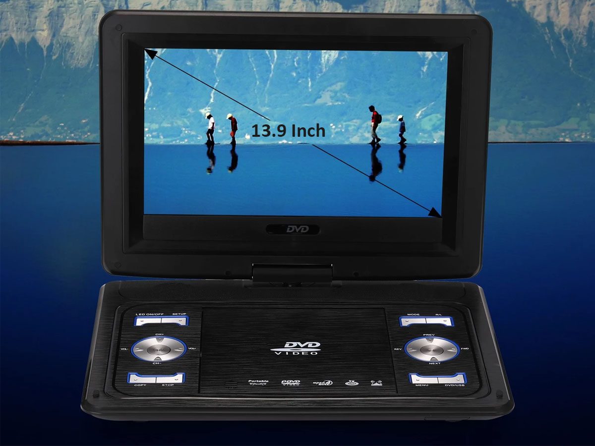 Portable DVD Player 13.9"