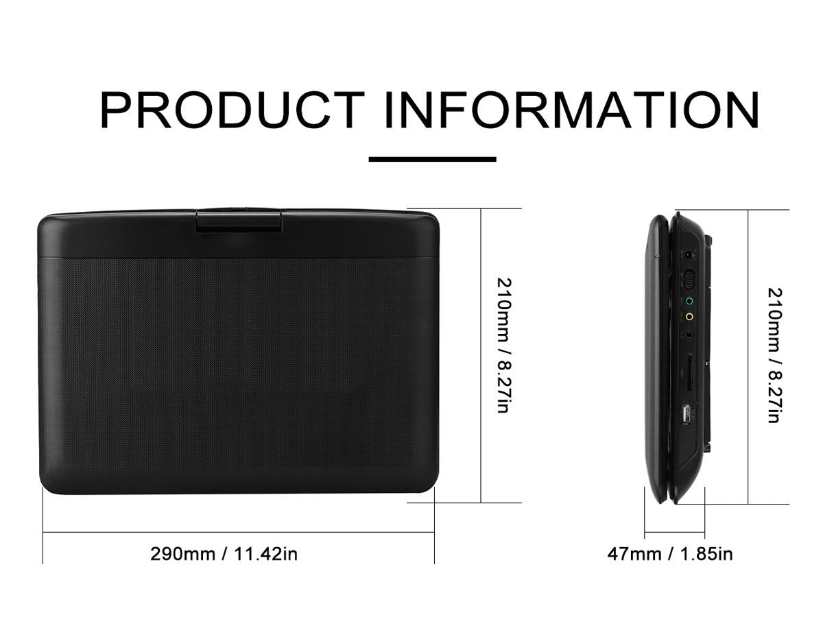 Portable DVD Player 13.9"