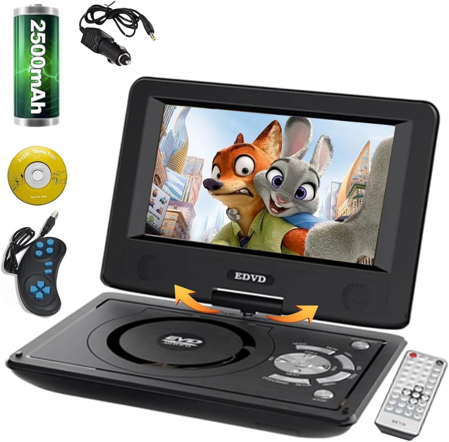 Portable DVD Player 9.8"
