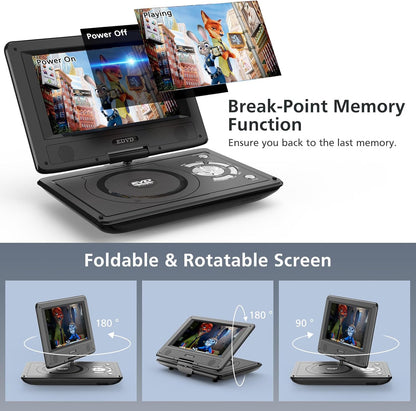 Portable DVD Player 9.8"
