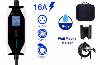 Portable EV Charger Type 1 Charger 16A 5M