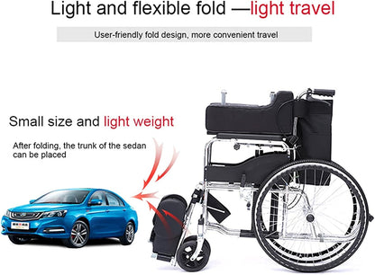 Portable Wheelchair Foldable Wheel Chair Recliner