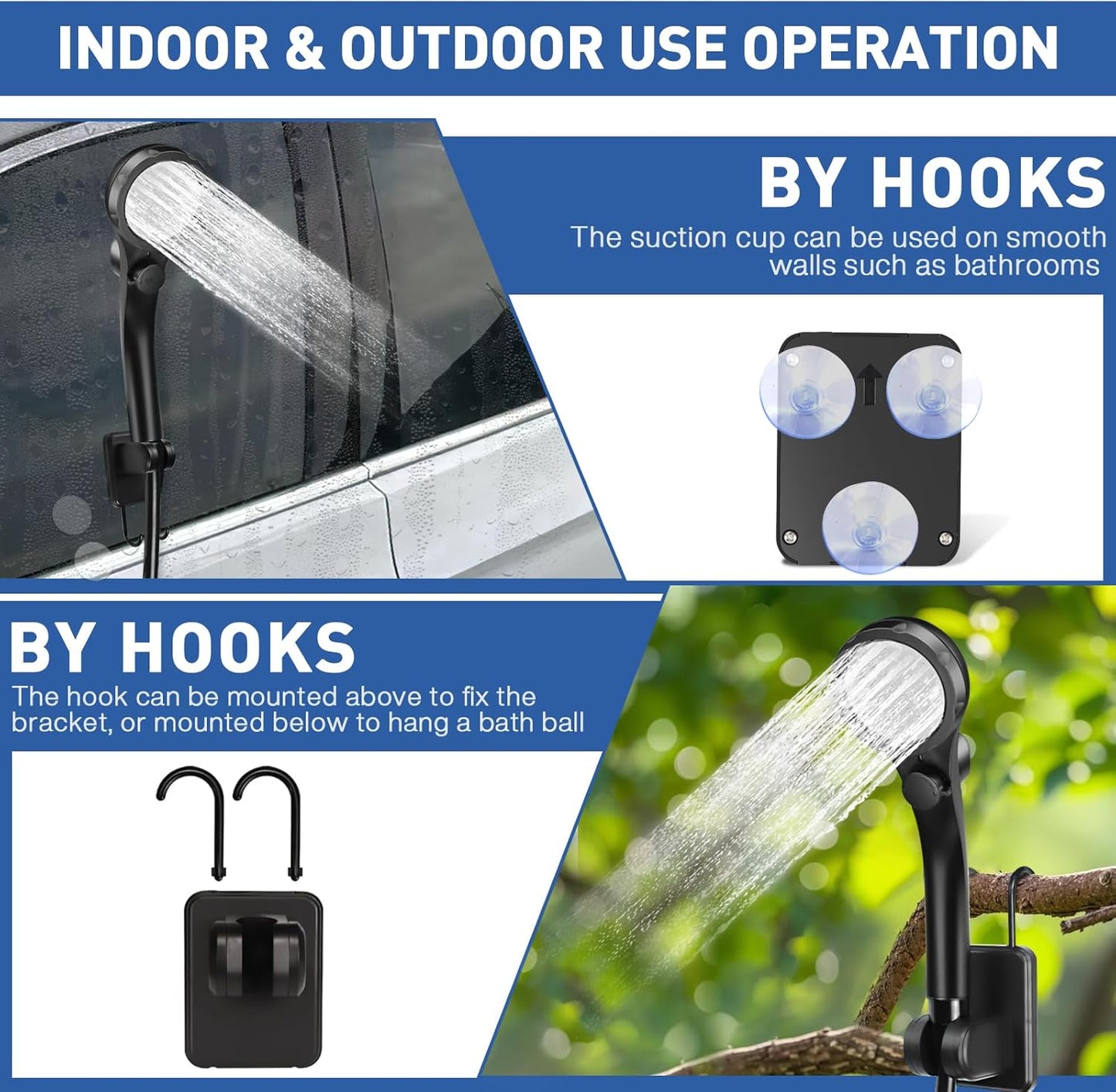 Portable Shower Kit Camping Shower Kit