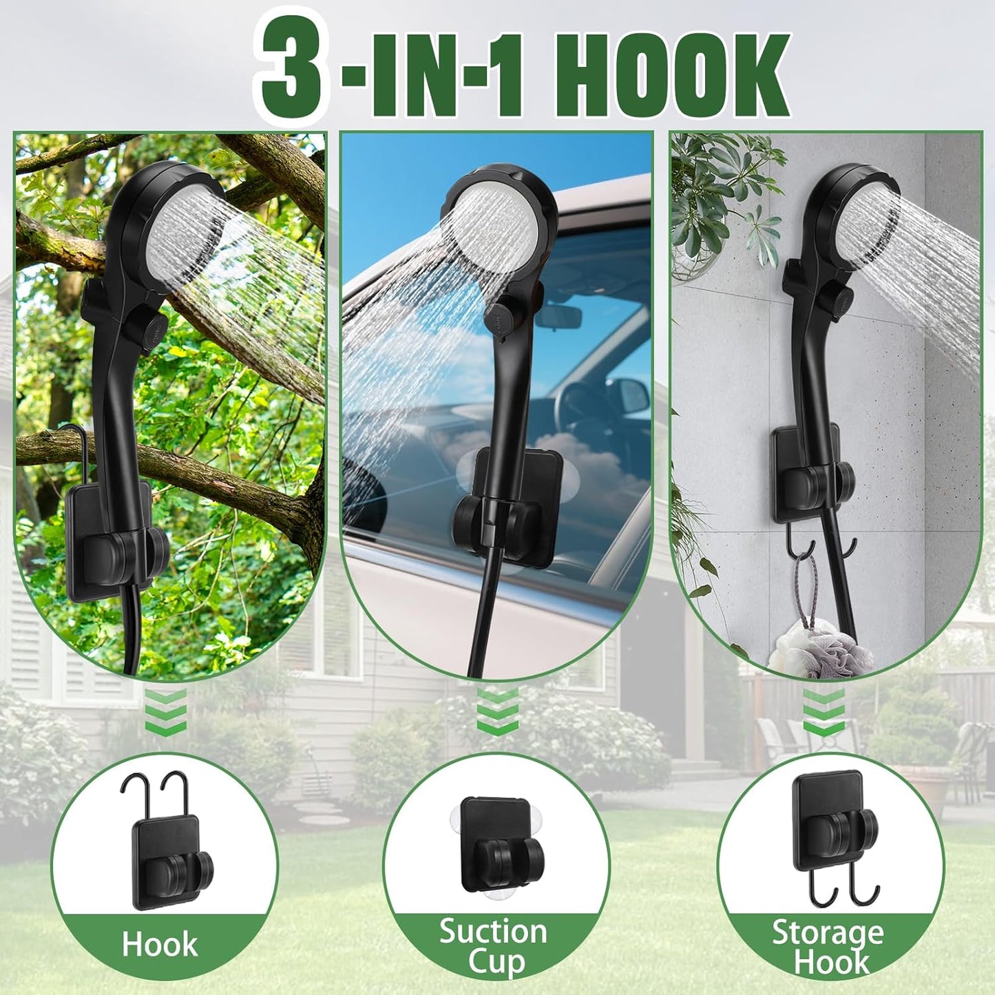 Portable Shower Kit Camping Shower Kit