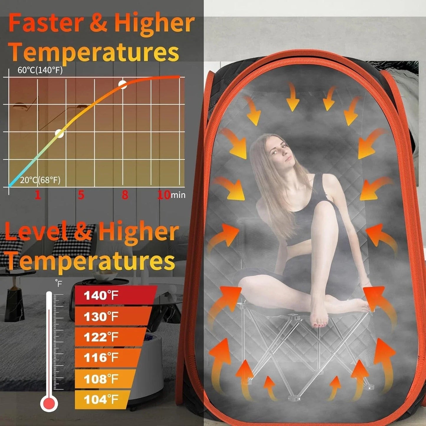 Portable Steam Sauna Spa Room