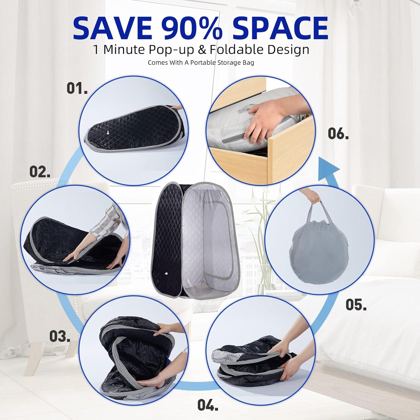 Portable Steam Sauna Spa Room