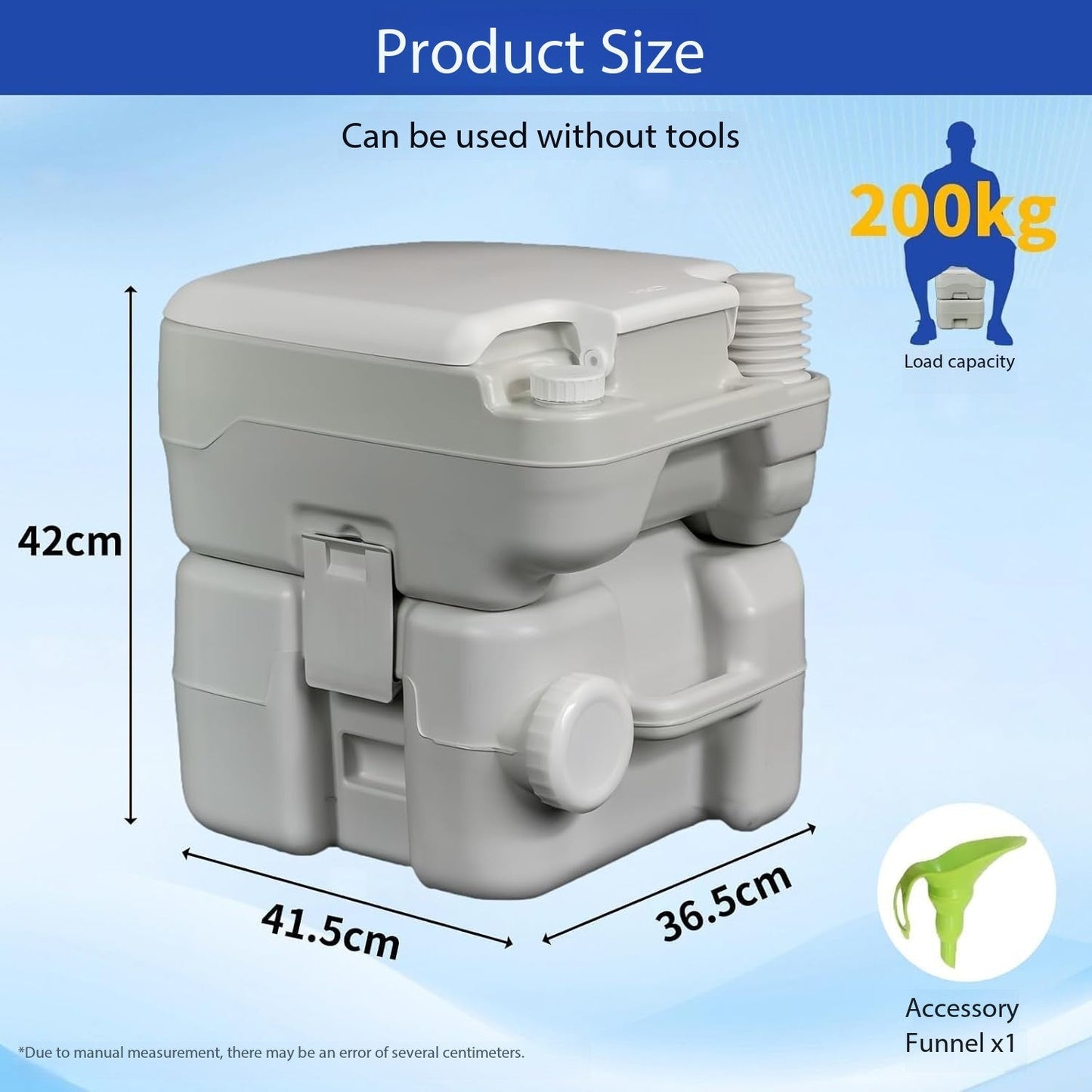 Portable Toilet for Camping 20L