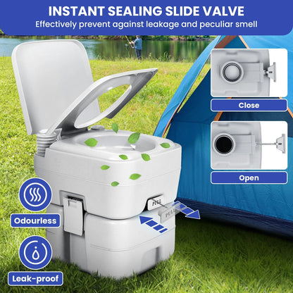Portable Toilet for Camping 20L