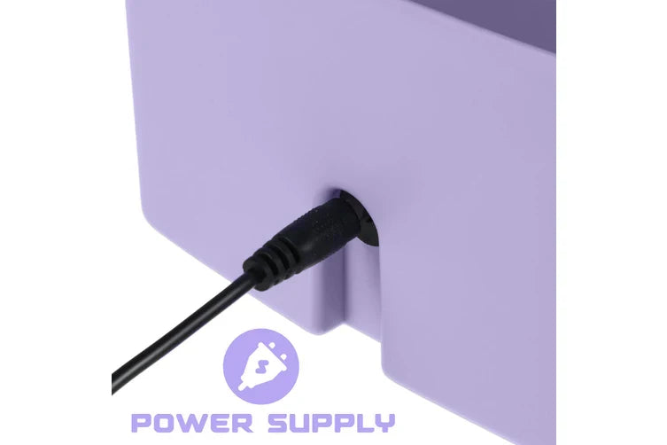 8L Foldable Washing Machine Mini Underwear Laundry Machine (Purple)