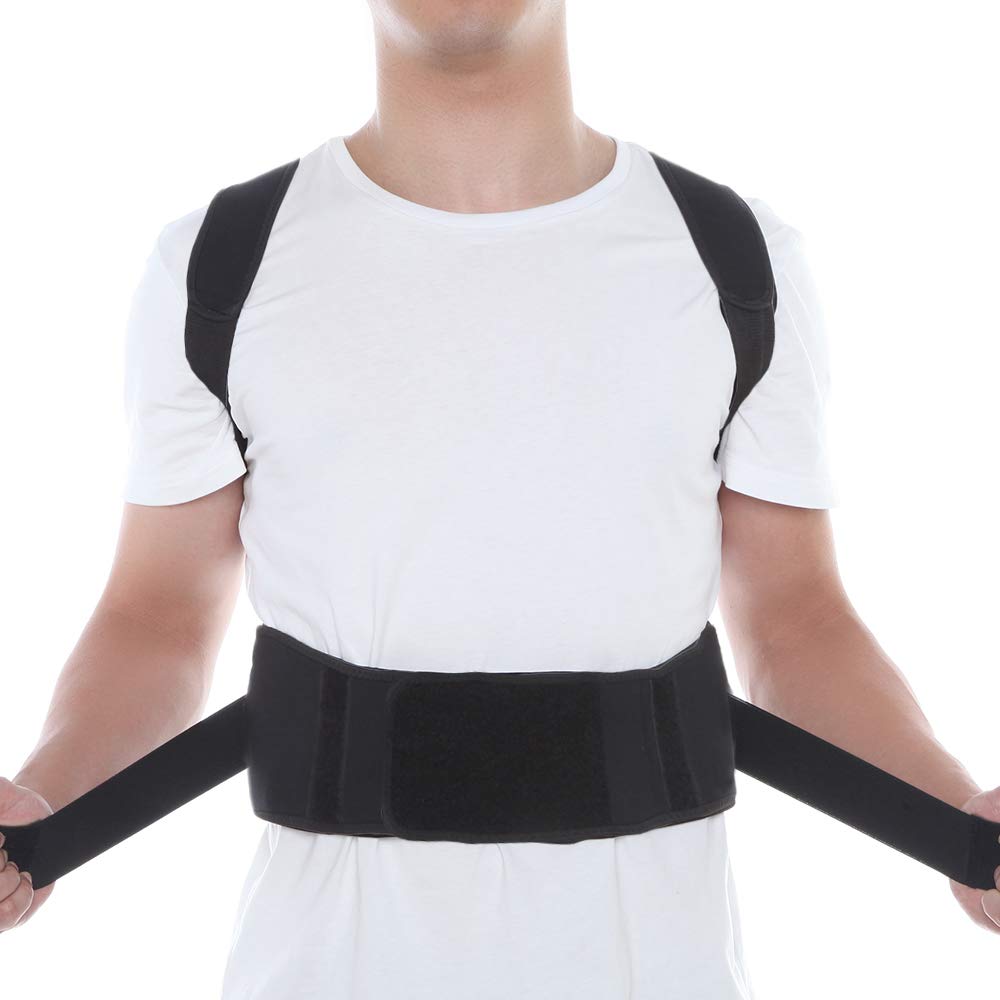 Posture Back Support Brace Belt Back Posture Corrector Lumbar Shoulder Support Brace Belt Men Women - The Shopsite