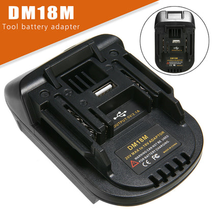 Milwaukee Dewalt To Makita Adapter 18V Lithium Compatible Replacement