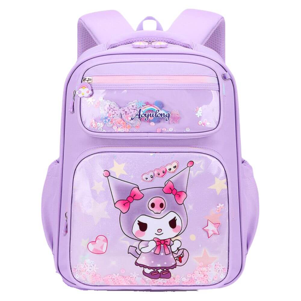Purple &Pink Kids Backpack & Girls School Bags | Cute Sanrio