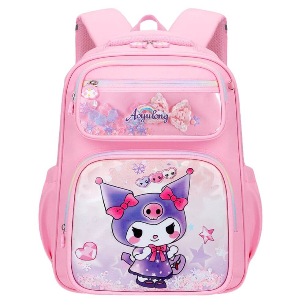 Purple &Pink Kids Backpack & Girls School Bags | Cute Sanrio
