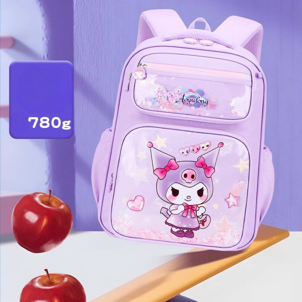 Purple &Pink Kids Backpack & Girls School Bags | Cute Sanrio