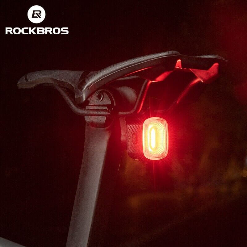 Smart Bike Tail light Sensor Brake Bicycle Rear Light Saddle Seat Light