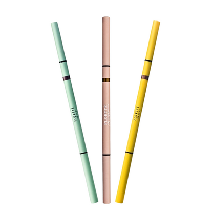 FLORTTE Rotating Double-Ended Eyebrow Pencil with Brush
