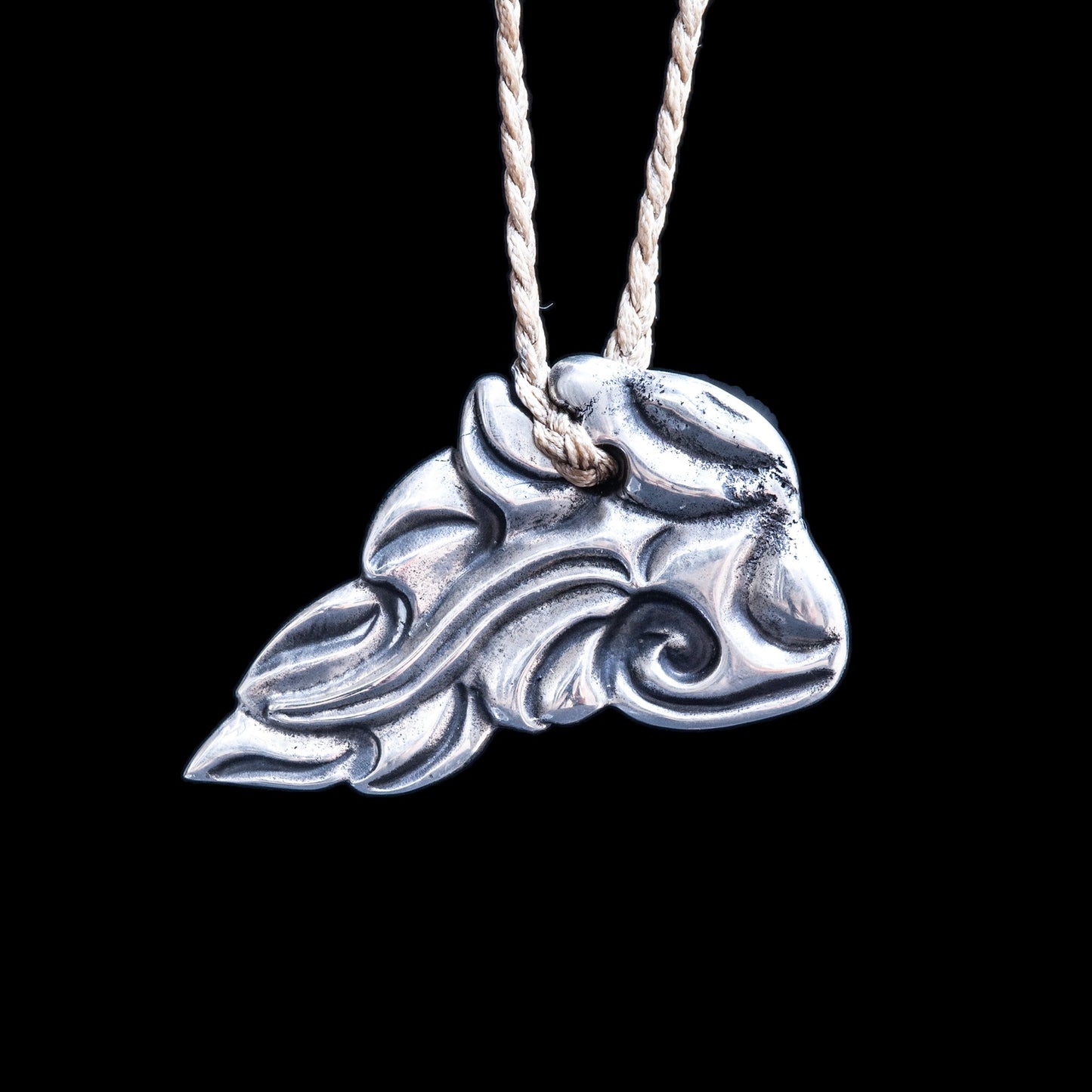 Silver brass pendant by Nick and Mady Necklace