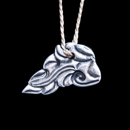 Silver brass pendant by Nick and Mady Necklace
