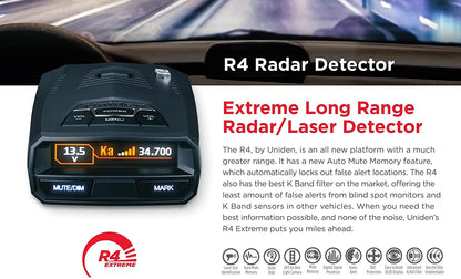 UNIDEN R4 Extreme Long-Range Laser/Radar